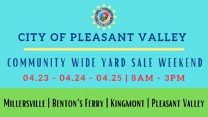Community Wide Yard Sale Weekend @ City of Pleasant Valley