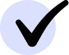 Checkmark icon inside a circle